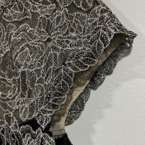 Joseph Ribbkoff Lace Overlay 14 US Cocktail Dress Knee length Evening Party - Picture 4 of 15